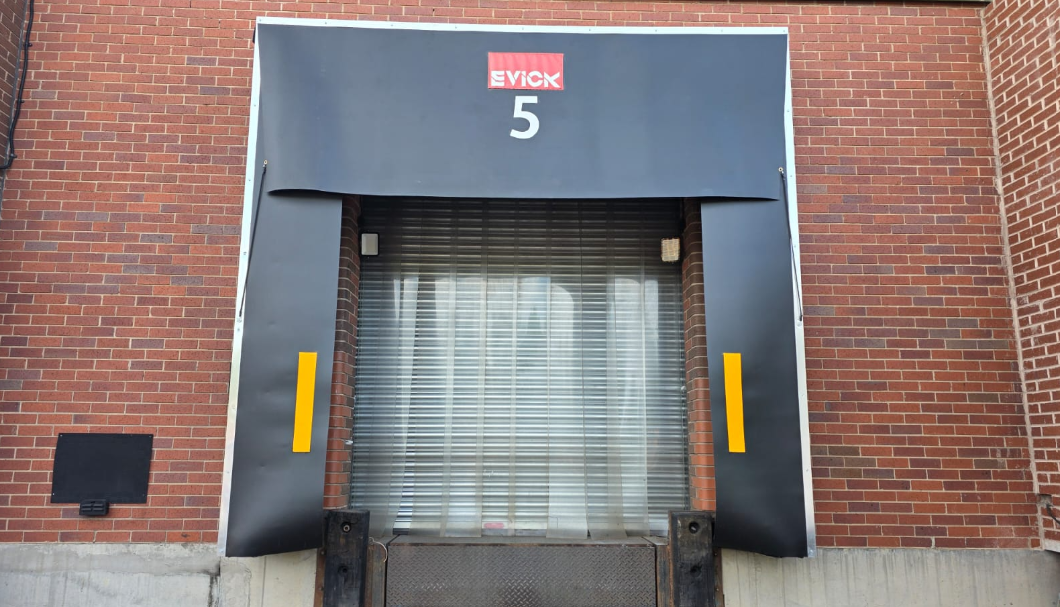 Dock Shelter Replacement after repair