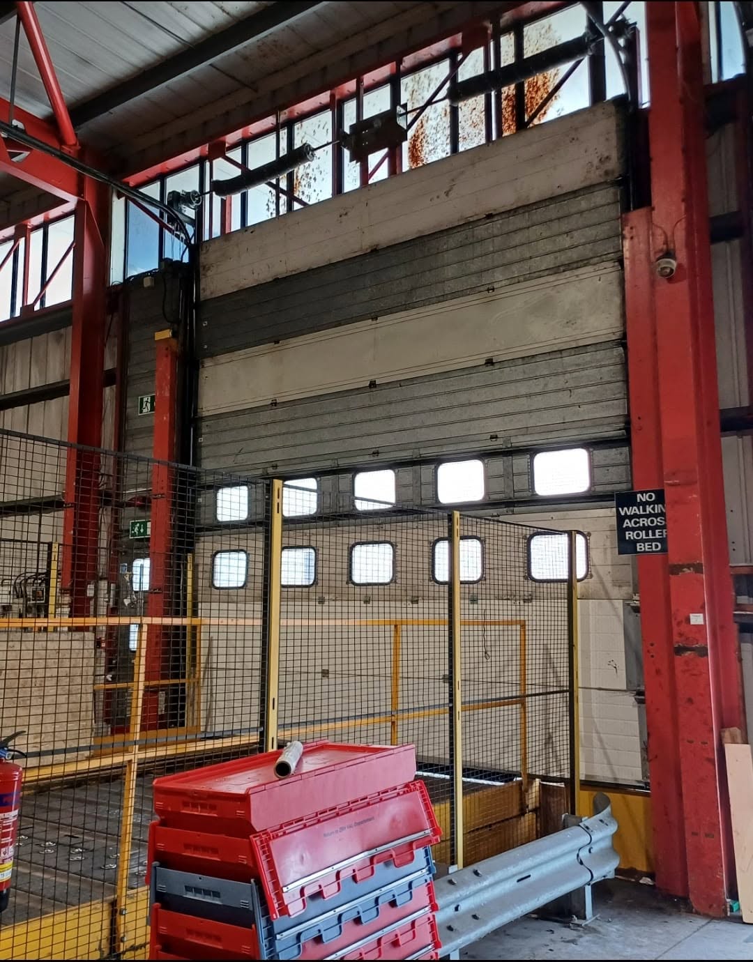 Sectional Door Replacement before repair